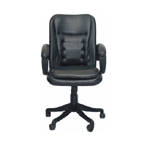 353 MB Black Visitor Medium Back Chair