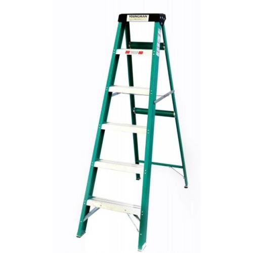 Youngman Electric Shockproof FRP 6 Step Ladder FRPD05IY 1.80 m FRP