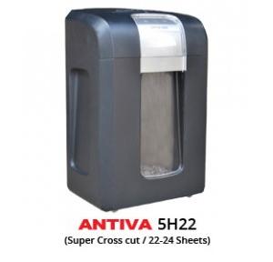 Antiva Super Cross Cut Paper Shredder Machine 22-24 Sheets, 5H22