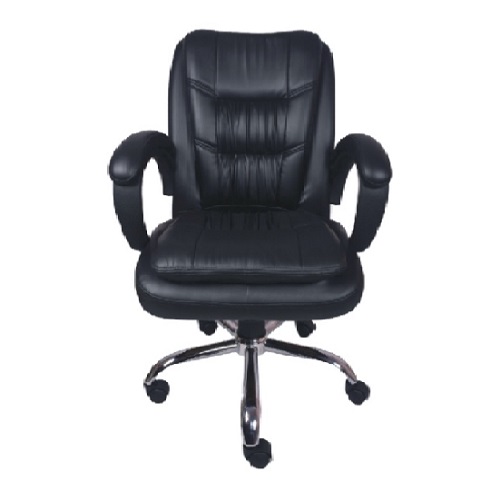 Arrugar Mid Back In Black Colour 0138 MB Chair