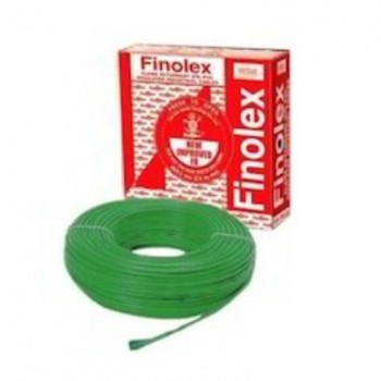 Finolex 1.5 Sqmm 1 Core FR PVC Insulated Unsheathed Flexible Cable, 90 Mtr (Green)