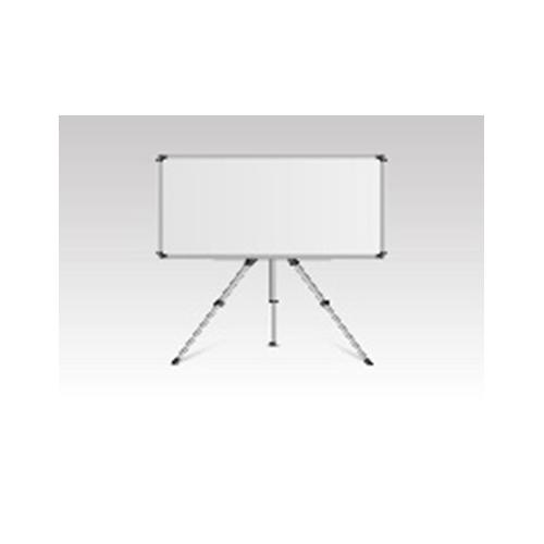 Alkosign Astra Chrome Super Magnetic White Board With Tripod Stand, 4x2 ft