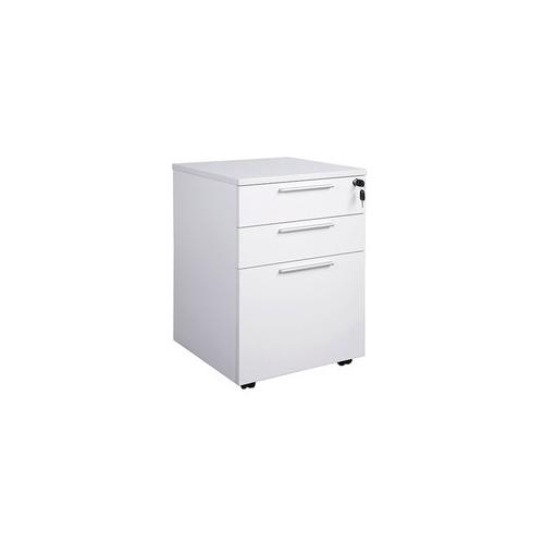 Godrej Pedestal Drawer Metal Free Standing With 2 Key, 585Dx632Hx390W (Prince Grey)