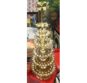 Diya 108, Brass, Height: 36 Inch