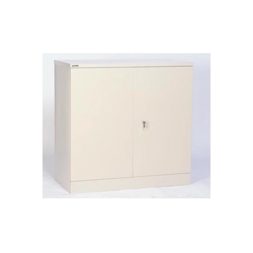 Sunmica Marino Wooden Cupboard Double Door 2 Shelf With Godrej Lock 120x100x50 cm, Thickness: 19mm