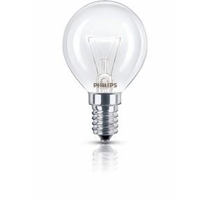 Philips Lustre Incandescent Lamp 40W E14 230V, P45 CL 1CT/10X10F