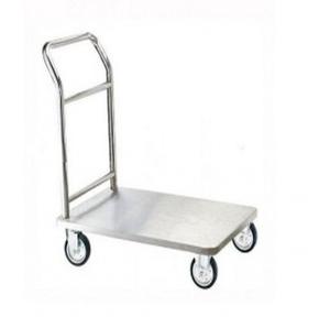 Industrial Trolley Stainless Steel With Heavy Duty Castors, 3x2 Ft
