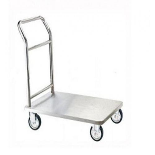 Industrial Trolley Stainless Steel With Heavy Duty Castors, 3x2 Ft