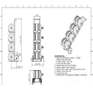 Water Bottle Carrying Trolley SS202 Capacity 4 Jar, Load Capacity: 300Kg