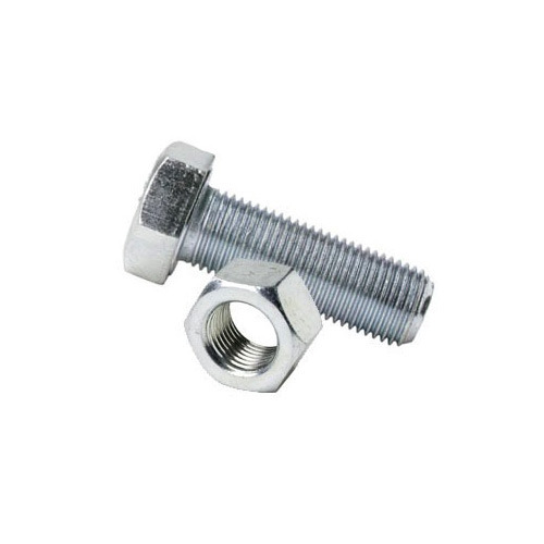 MS Nut Bolt With Washer, 3 Inch (Pack of 50 Pcs)