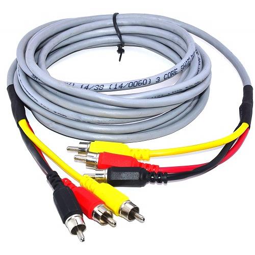 Audio Video AV Cable RCA to RCA, 10mtr