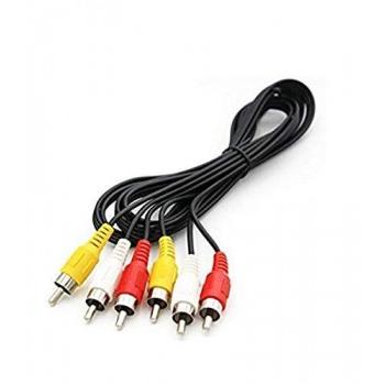 Composite Audio Video AV Cable Male-Male 10 Mtr