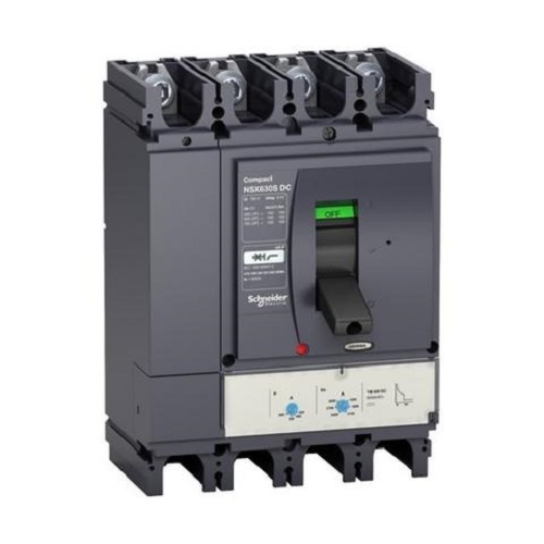 Schneider MCCBs for DC Network Protection Compact NSX DC 100A 4 Pole 100kA, LV438019XTMDC100