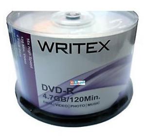 Writex DVD-R 4.7GB (Pack of 100 Pcs)