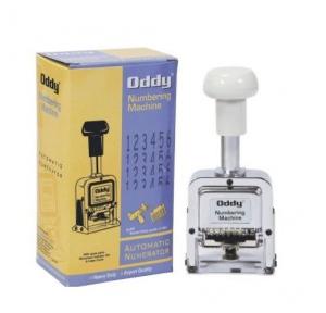 Oddy  Numbering Machine 6 Digits With Japanese Machine Font Style & Spare Parts (Auto Numerator Stamp)  NM-607
