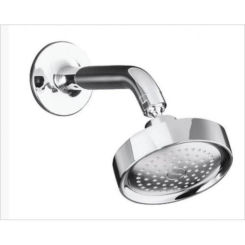 Kohler Purist Single-Function Showerhead Chrome Polished With Shower Arm And Flange 173x109 mm, K-16353IN-CP