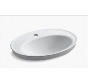 Kohler Serif Self-Rimming Basin With Single Faucet Hole 563x210x414 mm, K-2075IN-1-0