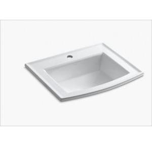 Kohler Archer Self-Rimming Basin With Single Faucet Hole 575x200x494 mm, K-2356-1-0