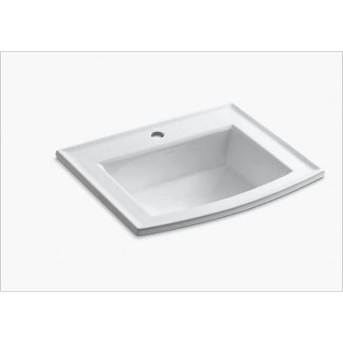 Kohler Archer Self-Rimming Basin With Single Faucet Hole 575x200x494 mm, K-2356-1-0