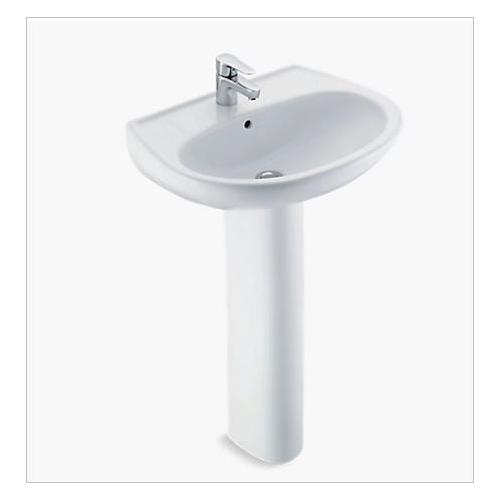 Kohler Brive Plus Pedestal Basin With Single Faucet Hole, K-8700IN-1-0