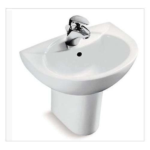 Kohler Folio Half-Pedestal Basin With Single Faucet Hole, K-11341IN-1-0