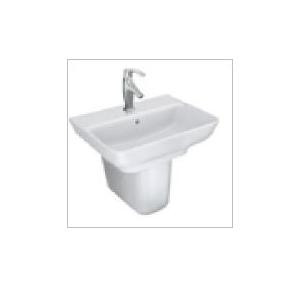 Kohler Struktura Half-Pedestal Basin With Single Faucet Hole, K-20812IN-1-0