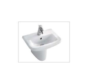 Kohler Panache Half-Pedestal Basin With Single Faucet Hole, K-17656K-0