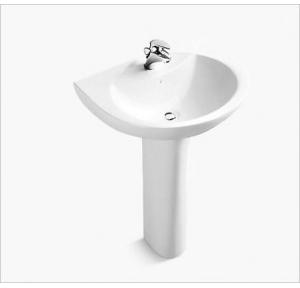 Kohler Folio Pedestal Basin With Single Faucet Hole 610x870x480 mm, K-2017IN-1-0