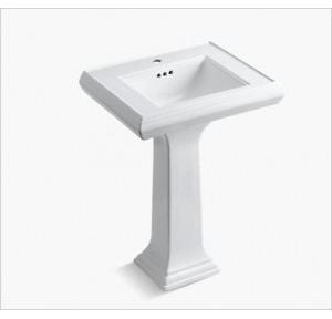 Kohler Memoirs Pedestal Basin With Classic Design And Single Faucet Hole 612x878x504 mm, K-2238T-1-0