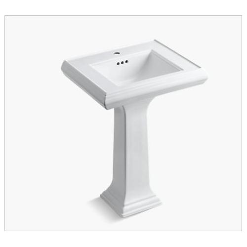 Kohler Memoirs Pedestal Basin With Classic Design And Single Faucet Hole 612x878x504 mm, K-2238T-1-0