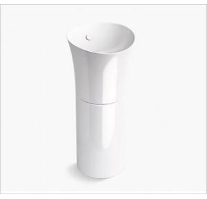 Kohler Veil Pedestal Basin Without Faucet Hole, K-20701-0