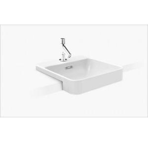Kohler Forefront Square Semi-Recessed Basin With Single Faucet Hole 460x420 mm, K-98930X-1-0
