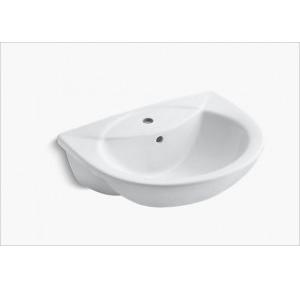 Kohler Odeon Semi-Recessed Basin With Single Faucet Hole 546x155x454 mm, K-11160T-1-0
