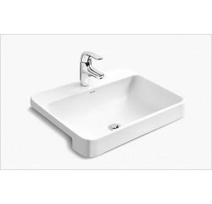 Kohler Forefront Semi-Recessed Basin With Single Faucet Hole 578x172x462 mm, K-11479IN-VC1-0