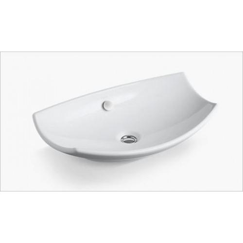 Kohler Leaf Vessel Basin Without Faucet Hole 600x185x380 mm, K-2530IN-XBV-0