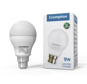 Crompton 9WDF 9W B22 Base LED Bulb (Cool Daylight)