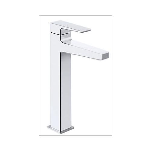 Kohler Hone Tall Pillar Basin Faucet Without Drain Chrome Polished, K-22539IN-4-CP
