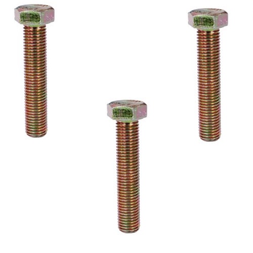 APS MS Zinc Plated Hex Bolt Full Thread, Diameter: 1/2 Inch, Length: 5 Inch