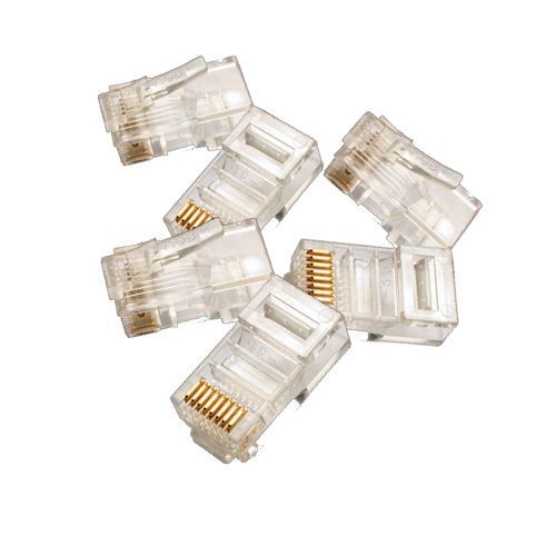 RJ 45 Cable Connector (Pack of 50 Pcs)