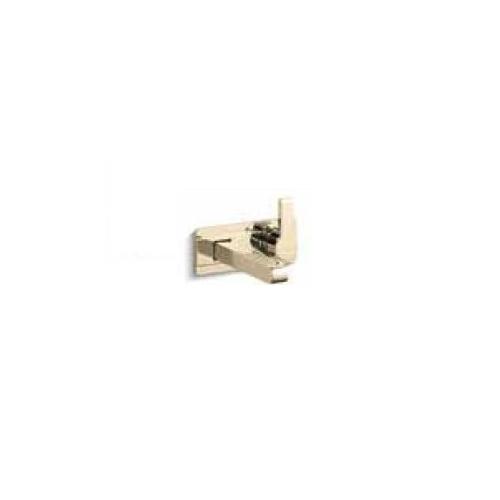 Kohler Singulier Wall-Mount Single Control Basin Faucet Without Drain French Gold, K-10863IN-4ND-AF