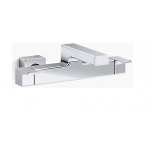 Kohler Strayt Dual-Handle Wall-Mount Kitchen Faucet Polished Chrome, K-37338IN-4-CP