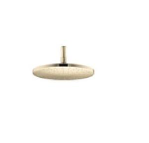 Kohler Rainhead Contemporary Round Rain Showerhead French Gold, K-18359T-CL-AF