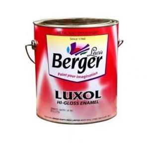 Berger Luxol High Gloss Enamel Paint, 4 Ltr (Yellow)