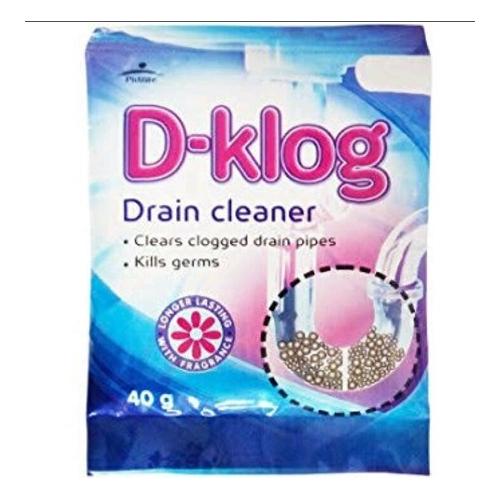 Pidilite D-Klog Drain Cleaner 1 Kg (Pack of 50gm x 20 Pcs)