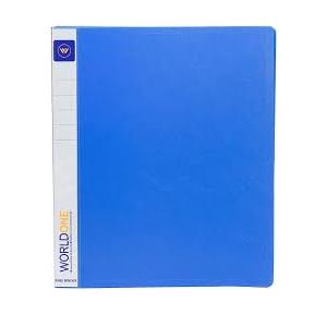 Worldone Ring Binder RB401 4 D Ring, 25 mm, Blue Size: A4