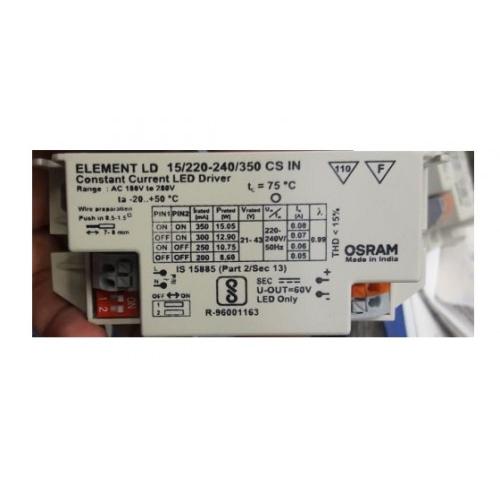 Osram Constant Current LED Driver ELEMENT, 15W, 350mA, 220-240V, LD 15/220-240/350 CS IN