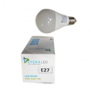 Syska LED Bulb 9W E-27 Base, SSK-PAG-9W (Cool Daylight)