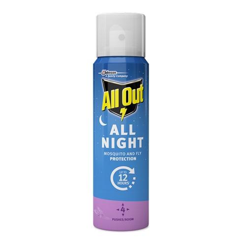All Out All Night Mosquito and Fly Spray, 30ml