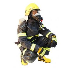 Resguardo Fire Man Suit with Hood, Gloves, Helmet & Boot