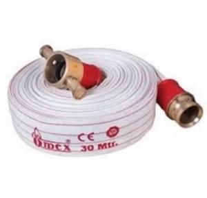 Omex RRL Canvas Fire Hose Pipe Type A with Male Famale Coupling, 30 mtr